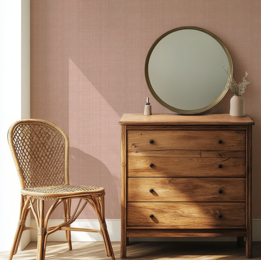 Plain & Solid Pink Wallpaper: A Warm, Colourful Backdrop - Made in Yours