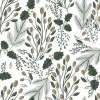 Holly  Pattern - Spring Colourway