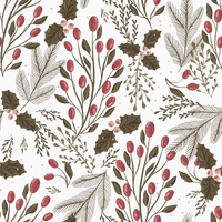 Holly  Pattern - Summer Colourway